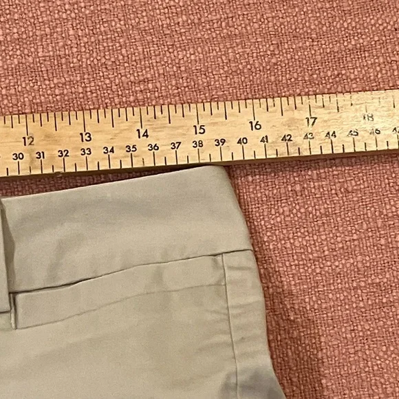 Banana Republic size 2 W31L30.75 rise 8 light beige / natural wm’s pant Trousers - Picture 5 of 16